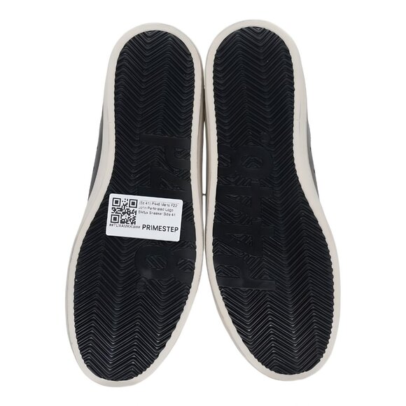 P448 John F22 Perforated Logo Sneaker Black Pink Heel Size 41